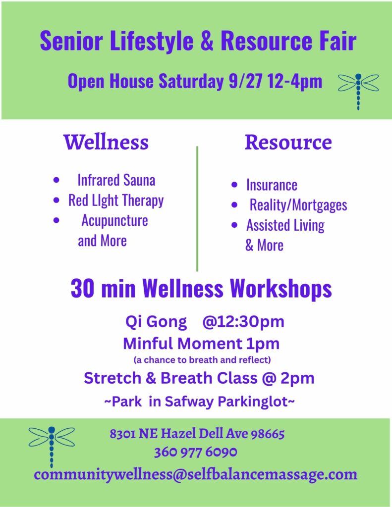 Senior Lifstyle & wellness Flyer